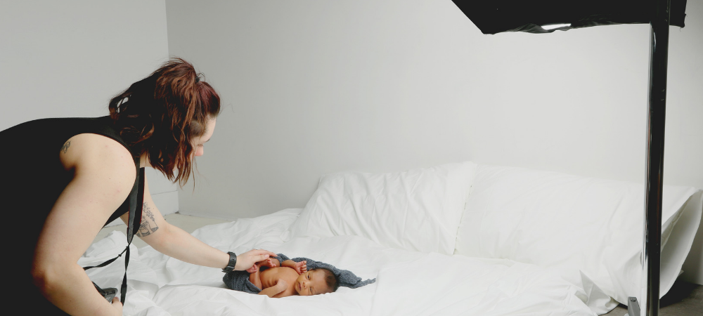 newborn photo session